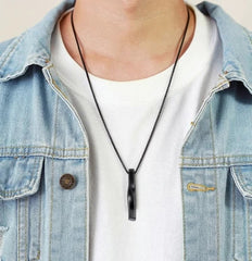 Steel Vertical Bar Pendant