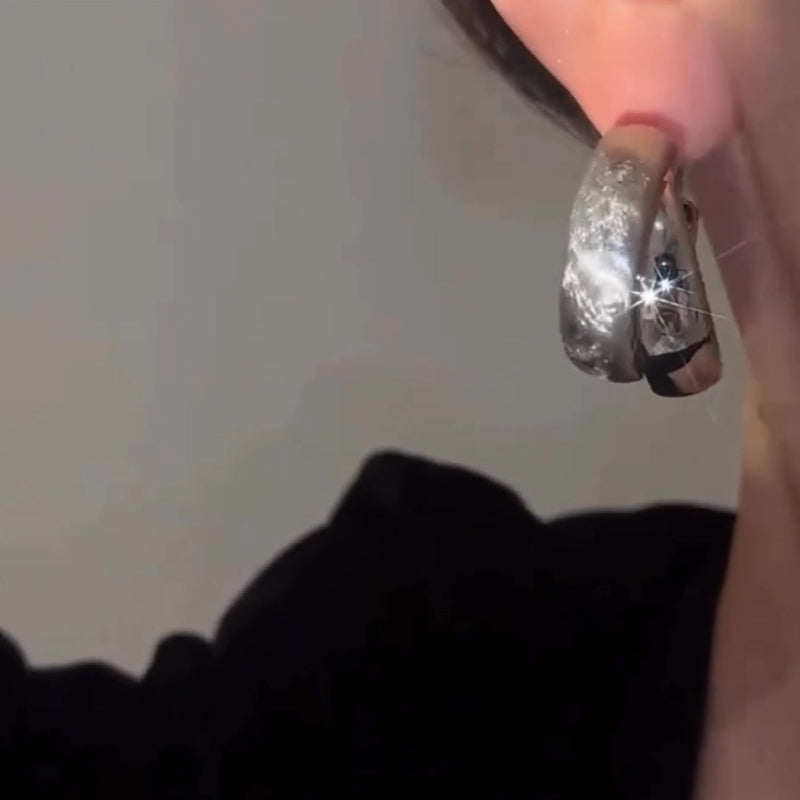 Silver Stainless Steel Curve