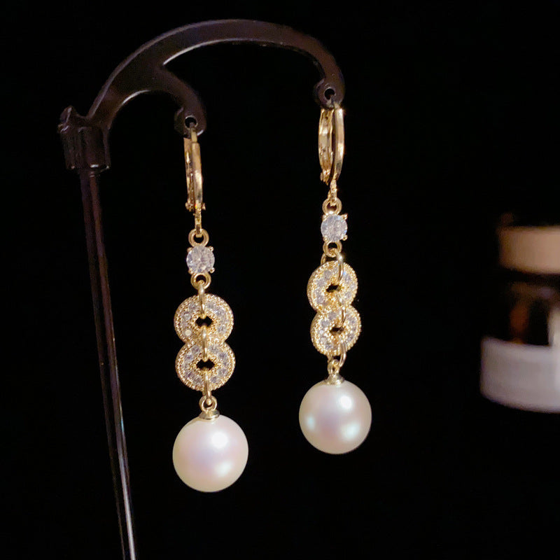 Gold Plated Infinity Earrings