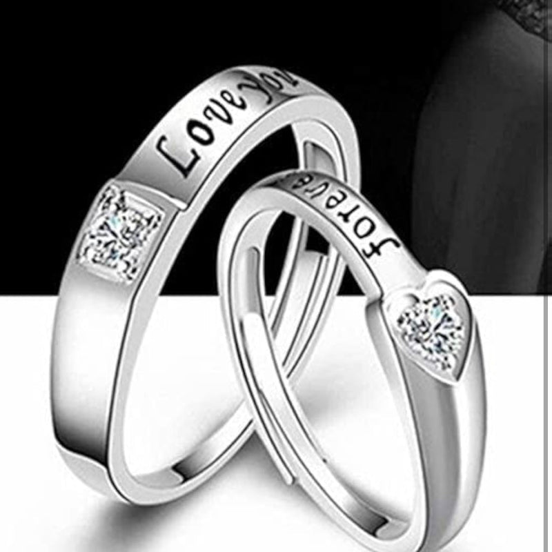 Forever Love Couple Rings Combo