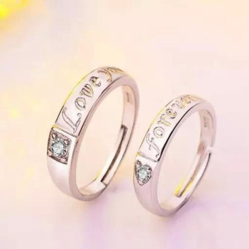 Forever Love Couple Rings Combo
