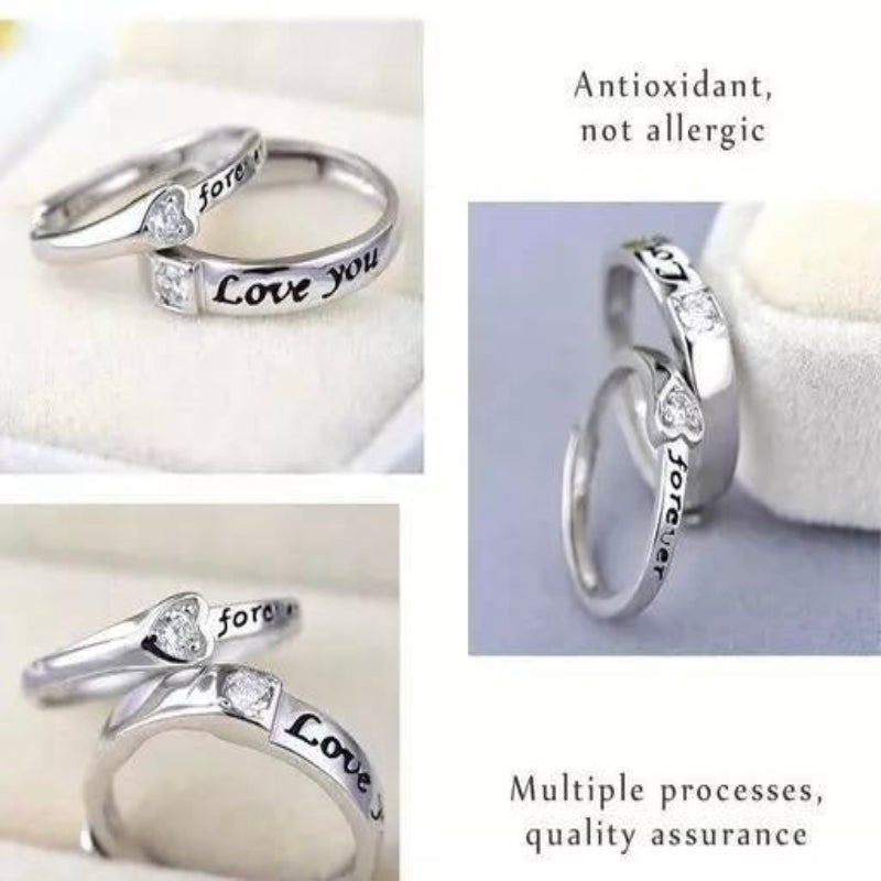 Forever Love Couple Rings Combo