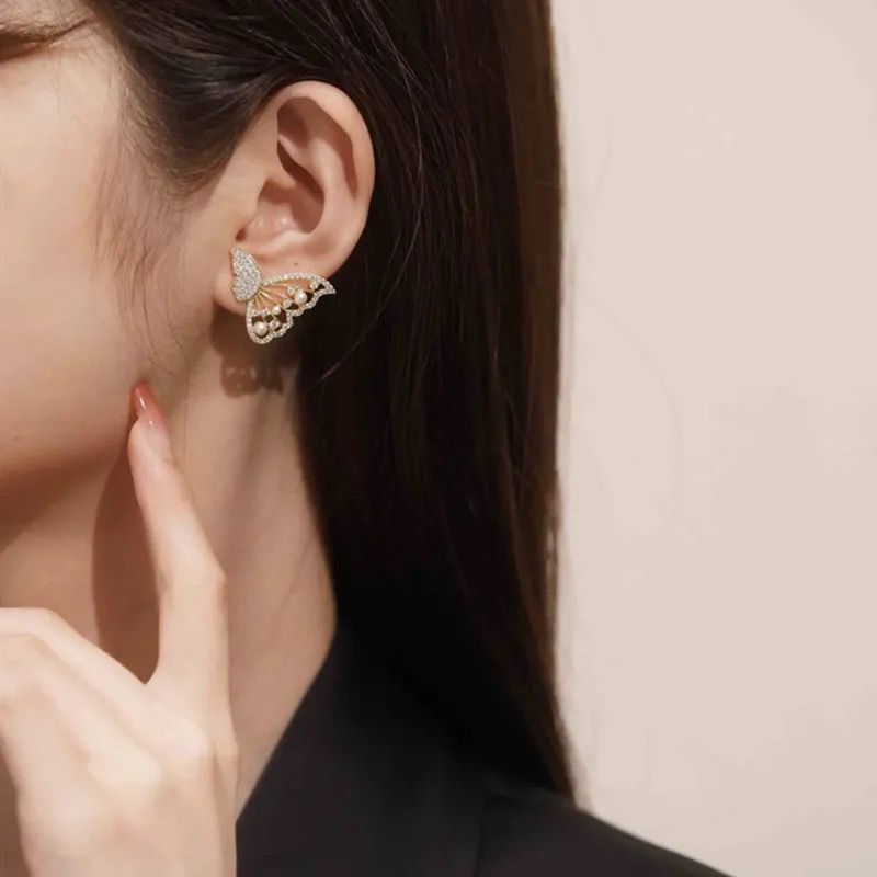 Premium Butterfly Earring -Anti Tarnish || Waterproof