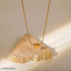Anti Tarnish Heart Stylish Gold Pendant