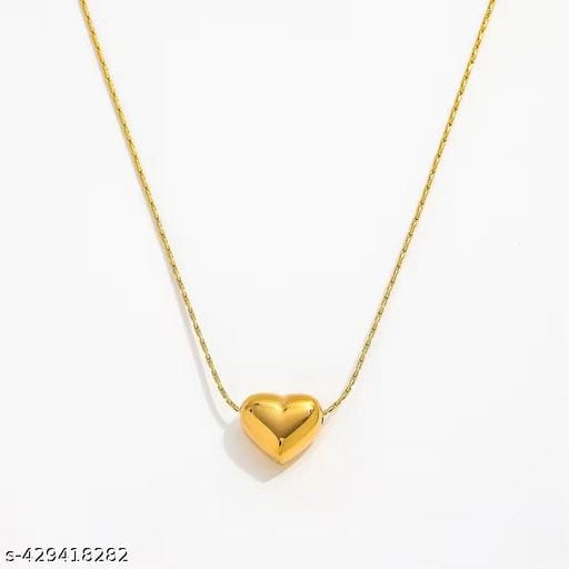 Anti Tarnish Heart Stylish Gold Pendant