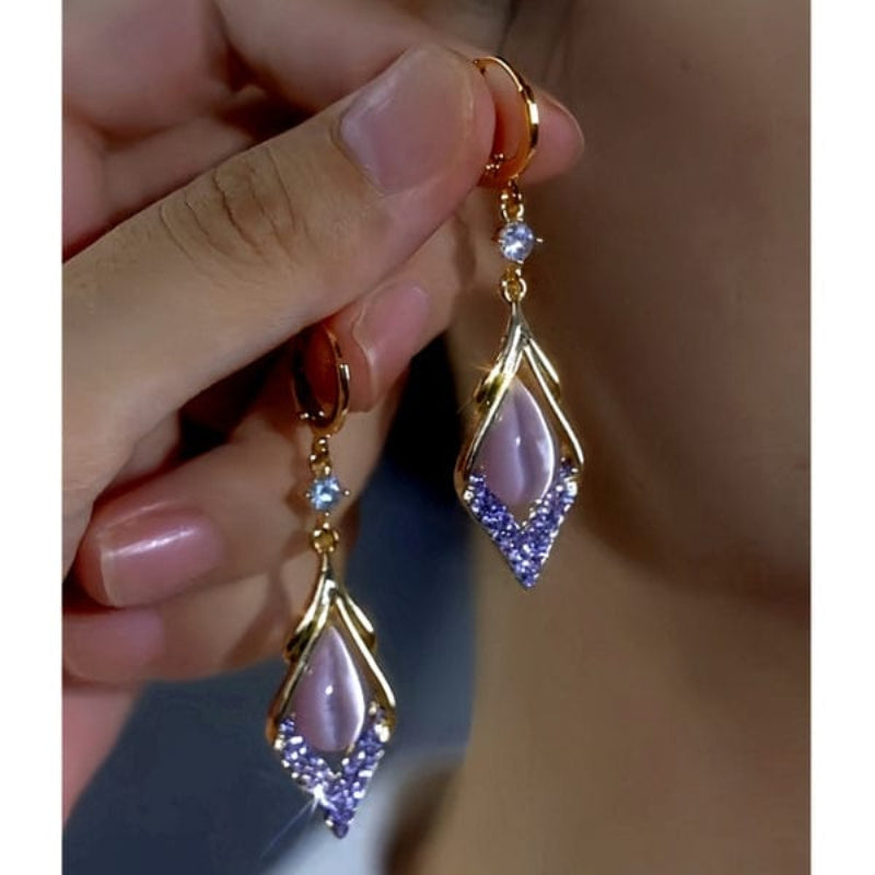 Luxury Opal Drop Earrings